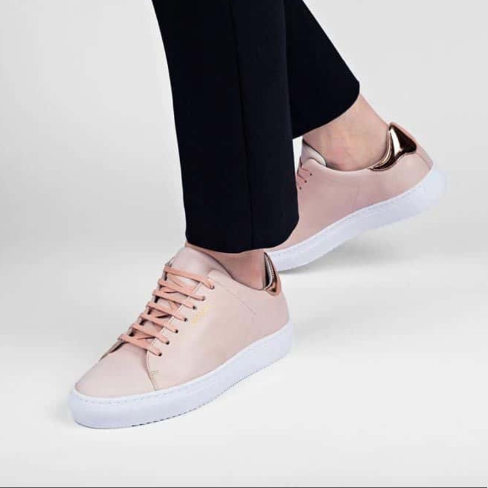 Axel Arigato Dusty Pink Clean 90 Contrast Sneakers
